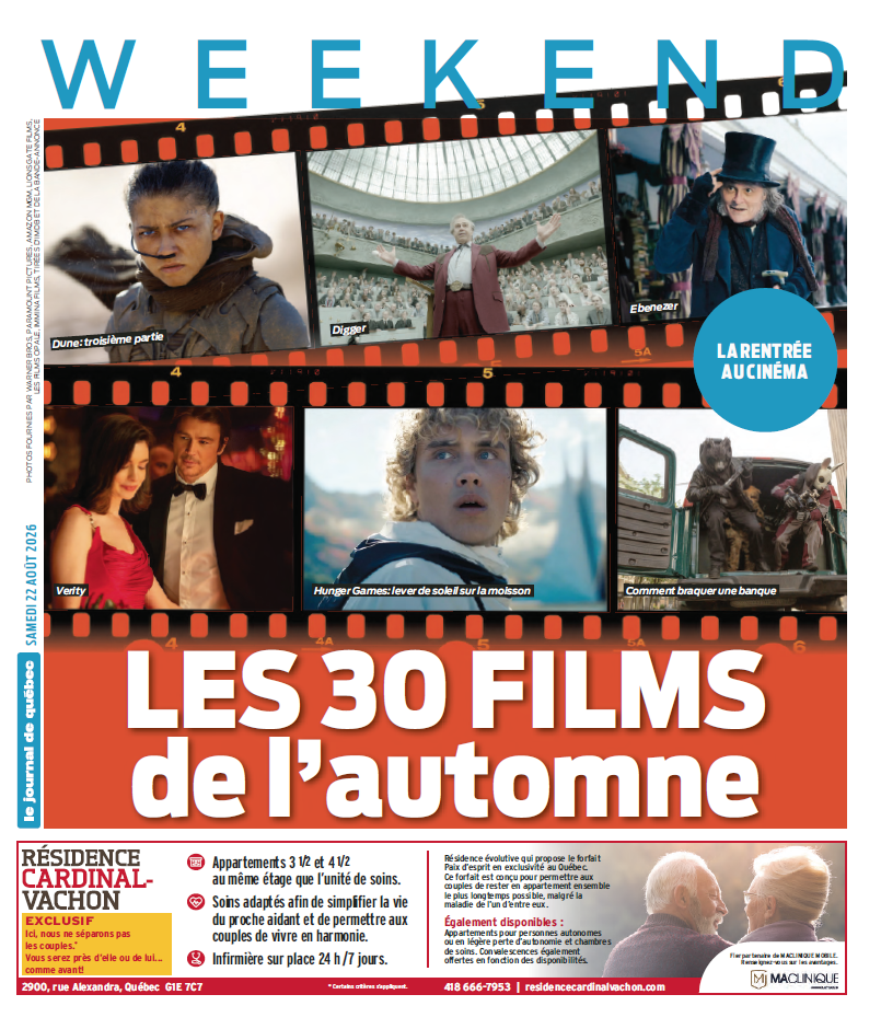 Weekend | 22 août 2026 | Le Journal de Québec