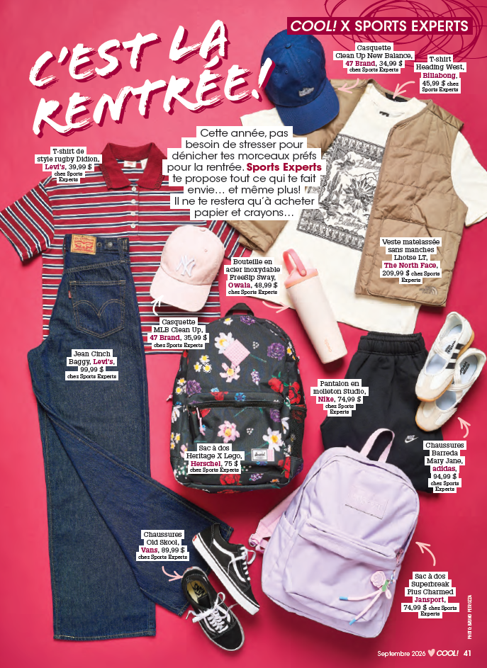 Abonnement au magazine Cool!