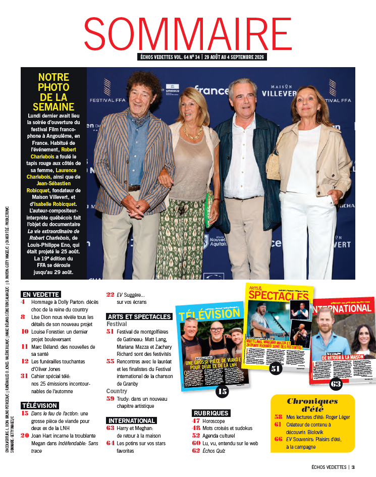 Vol.64 no.34 | 29 août au 4 septembre 2026