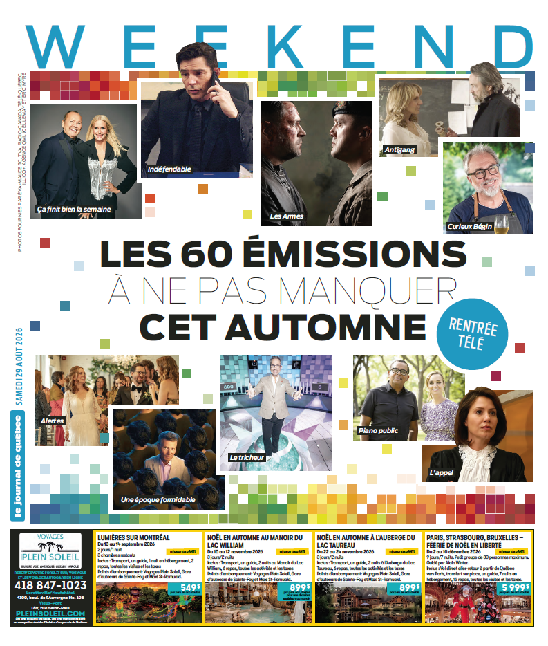 Weekend | 29 août 2026 | Le Journal de Québec