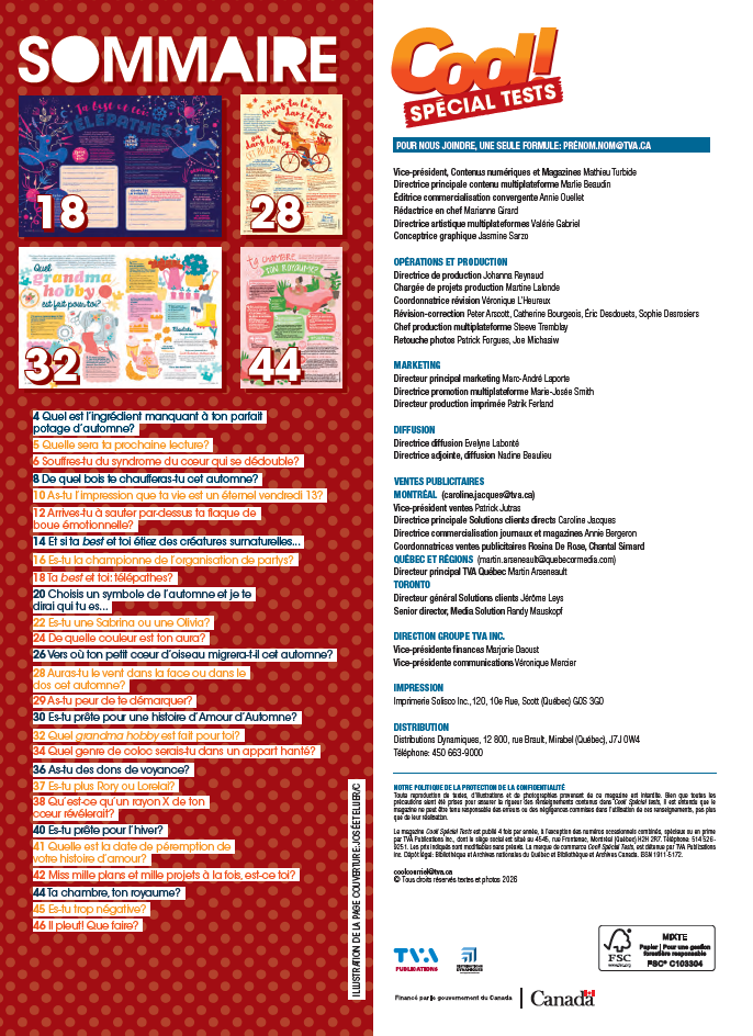 Vol.27 no.01 | Tests et jeux | Automne 2026