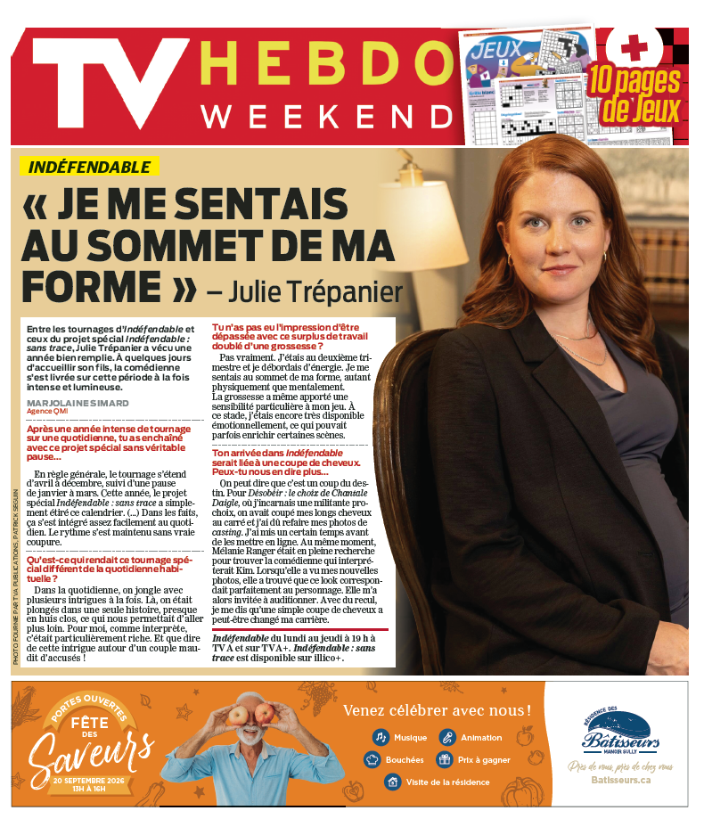 TV Hebdo | 19 septembre 2026 | Le Journal de Québec