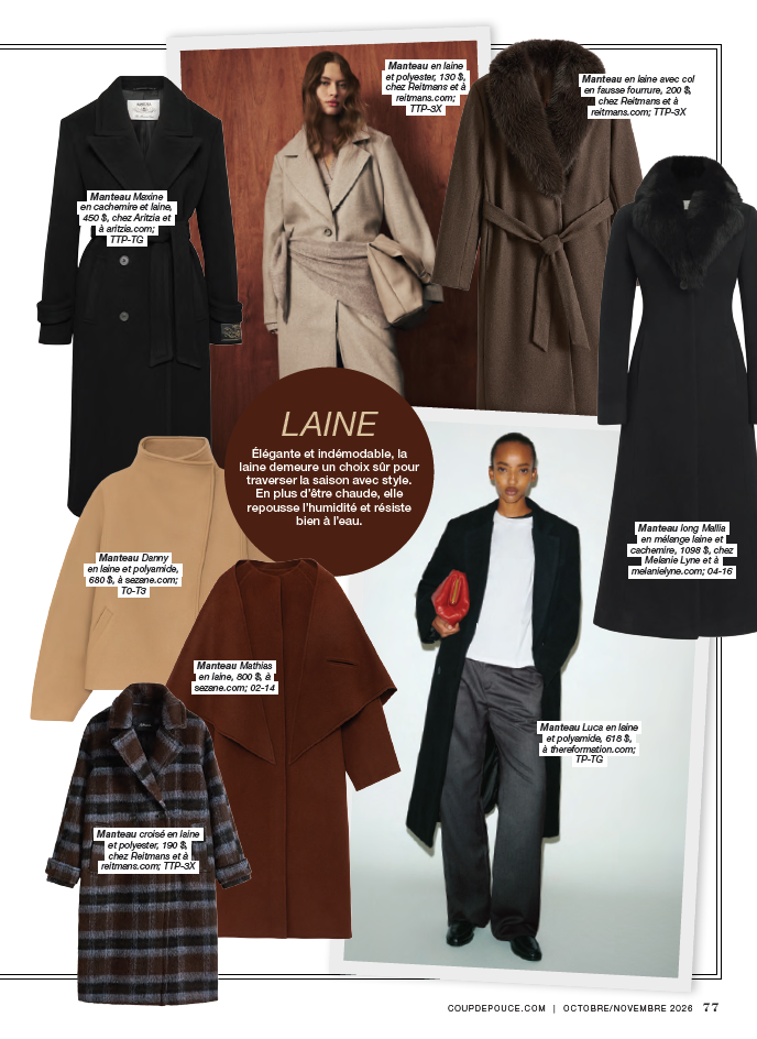 Abonnement au magazine Coup de Pouce