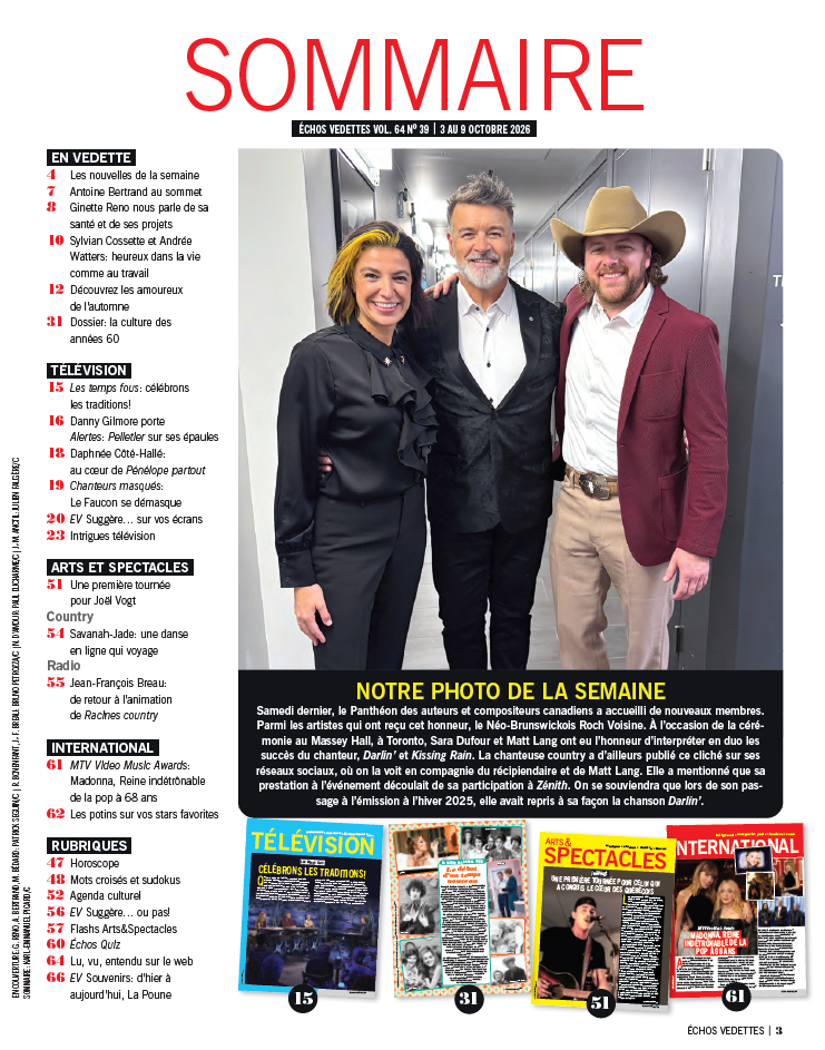 Vol.64 no.39 | 3 au 9 octobre 2026