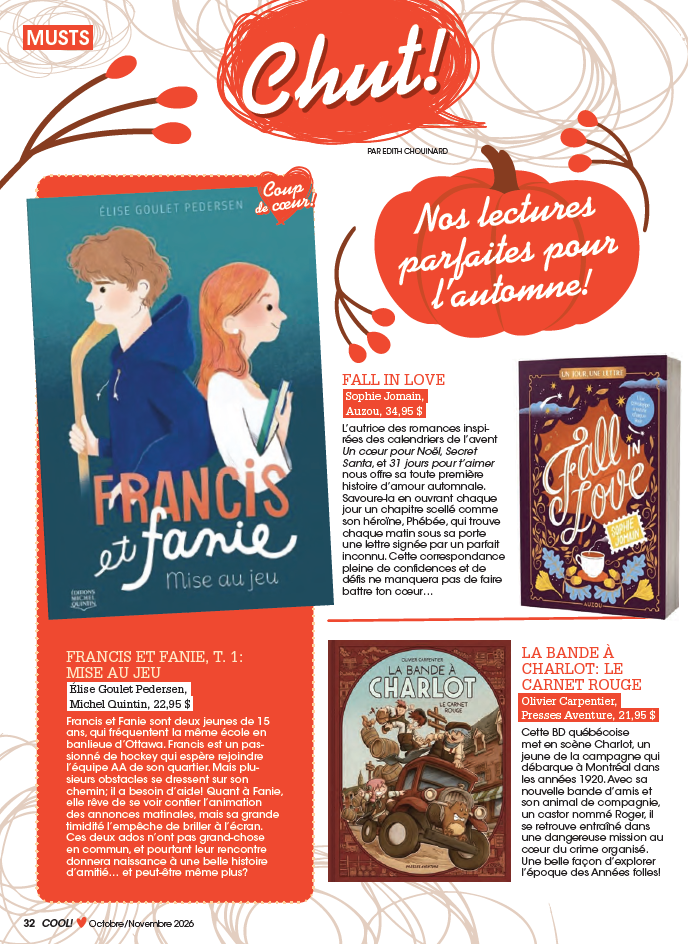 Abonnement au magazine Cool!