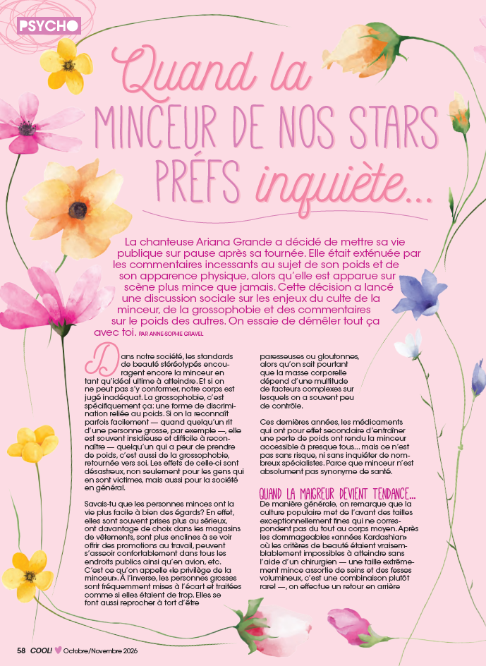 Abonnement au magazine Cool!