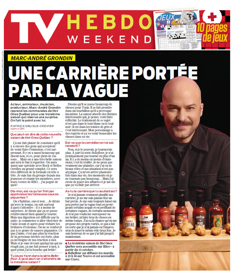 TV Hebdo |  3 octobre 2026 | Le Journal de Montréal