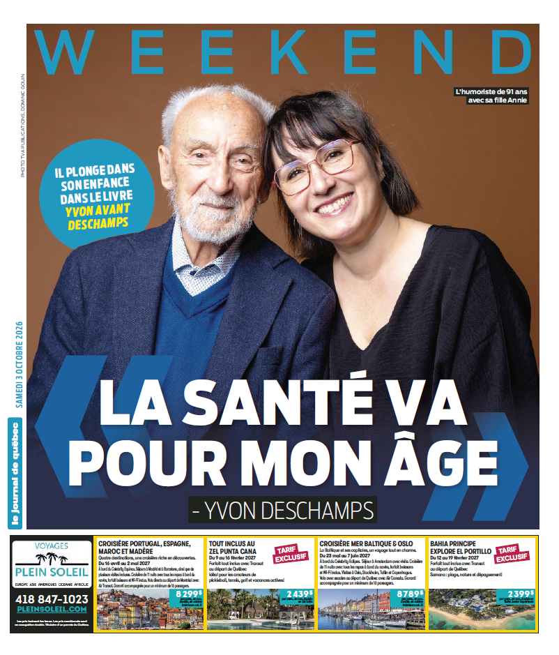 Weekend | 3 octobre 2026 | Le Journal de Québec