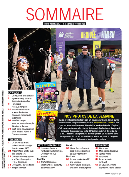 Vol.64 no.41 | 17 au 23 octobre 2026