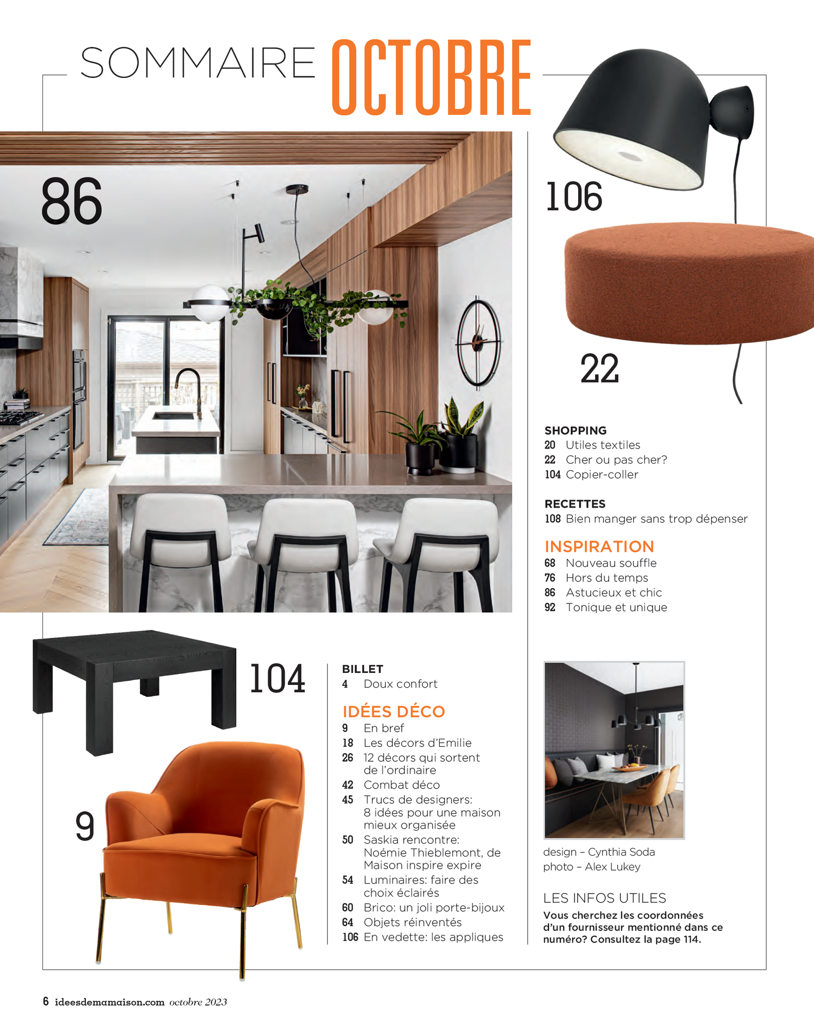 No.402 | 15 pages de décors flyés | Octobre 2023