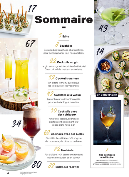 Vol.38 No.04 | Cocktails et mocktails