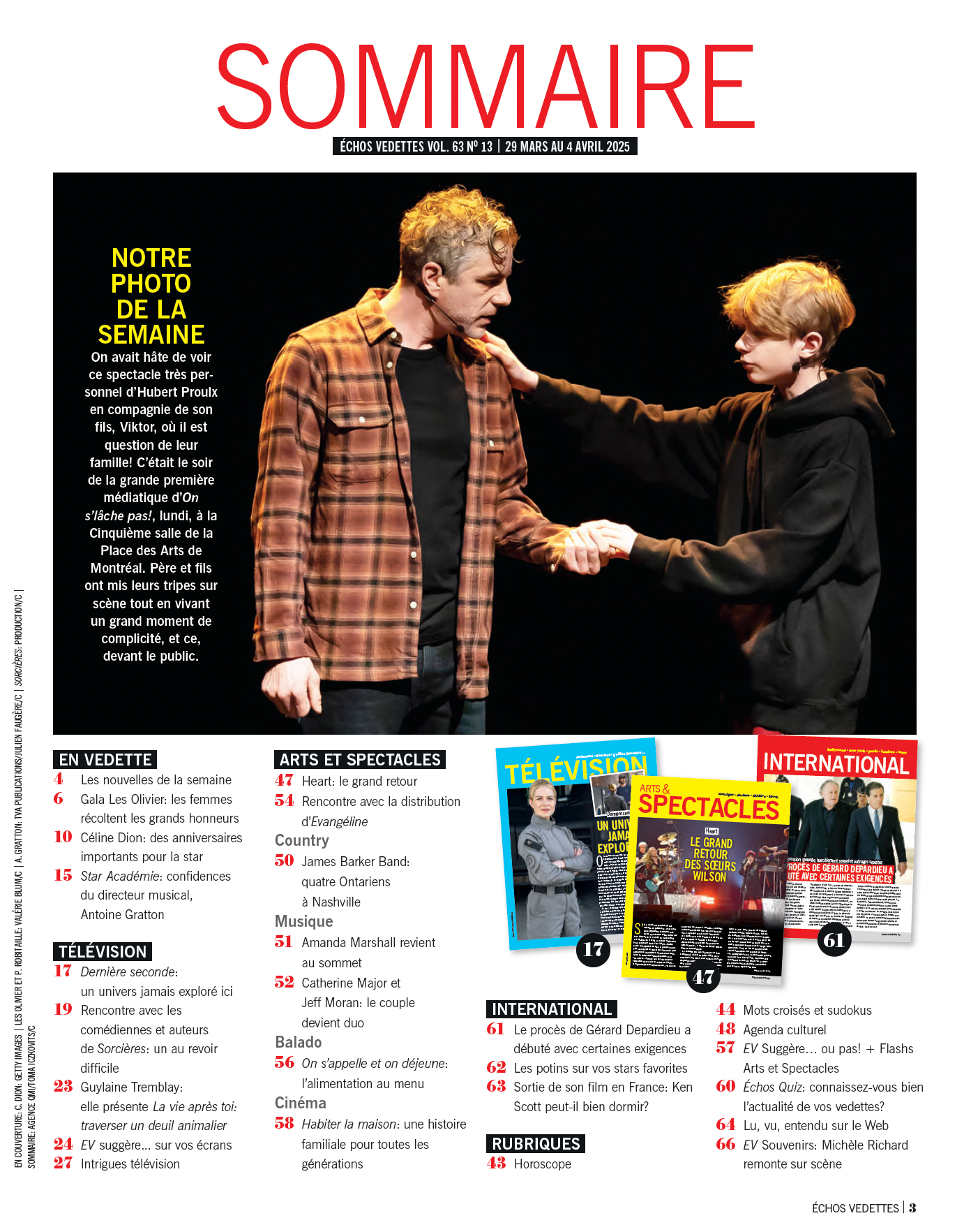 Vol.63 no.13 | 29 mars au 4 avril 2025