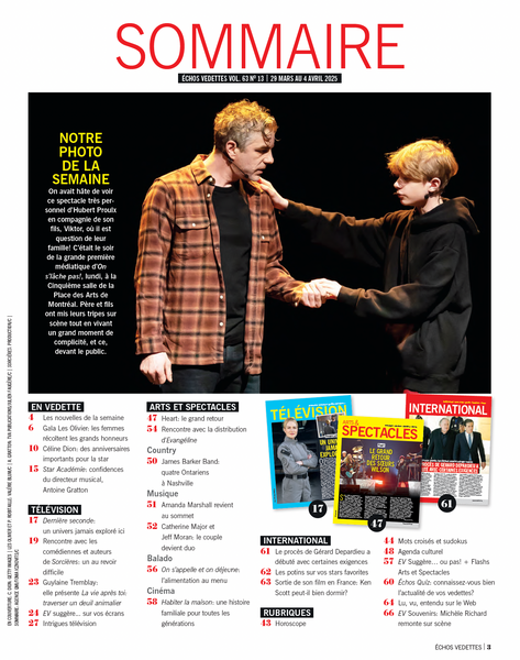 Vol.63 no.13 | 29 mars au 4 avril 2025