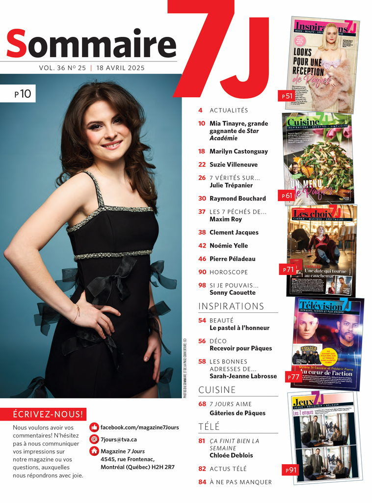 Vol.36 no.25 | 18 avril 2025