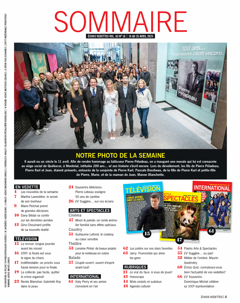 Vol.63 no.16 | 19 au 25 avril 2025