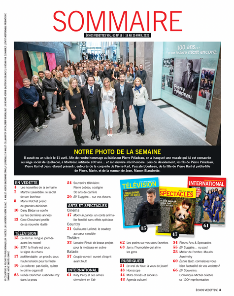 Vol.63 no.16 | 19 au 25 avril 2025
