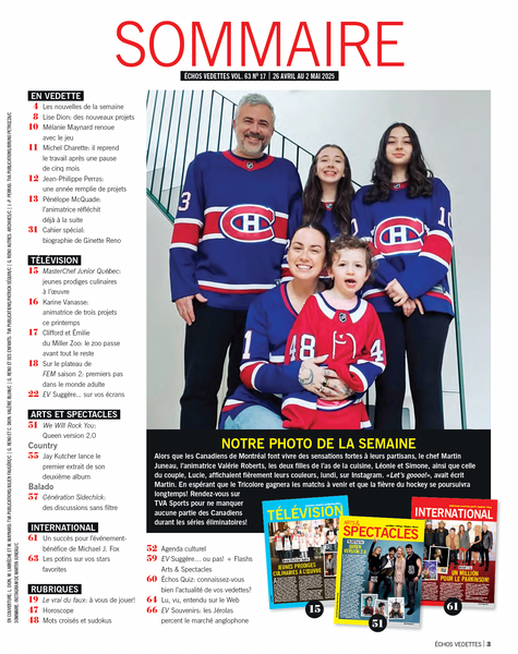Vol.63 no.17 | 26 avril au 2 mai 2025