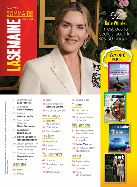 Vol.21 no.13 | 2 mai 2025