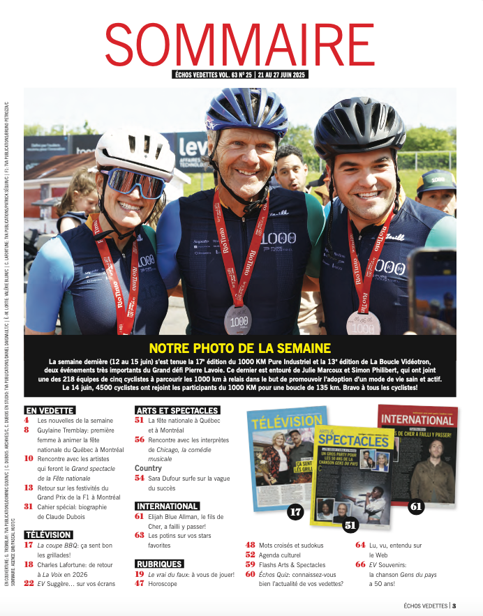 Vol.63 no.25 | 21 au 27 juin 2025