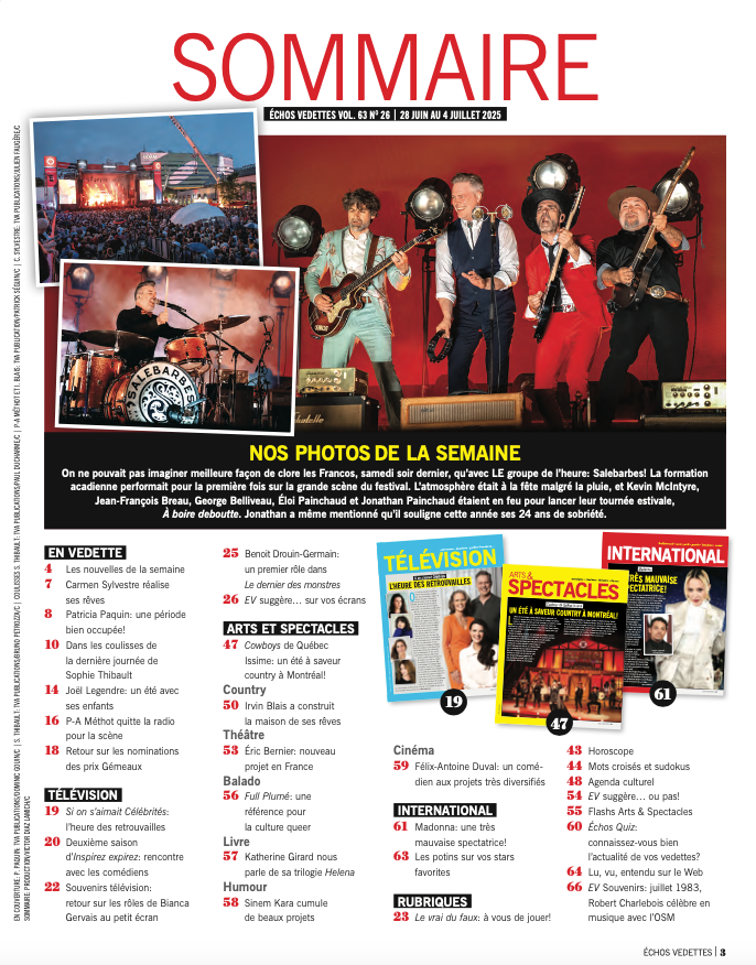 Vol.63 no.26 | 28 juin au 4 juillet 2025
