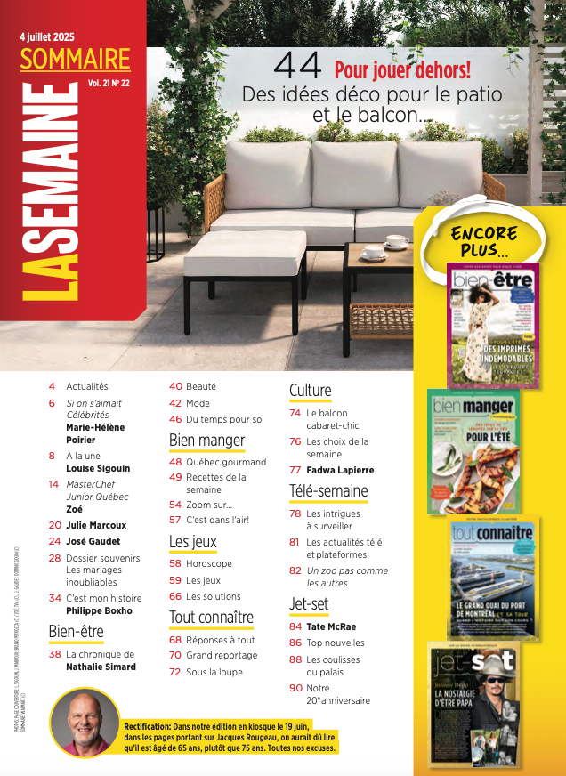 Vol.21 no.22 | 4 juillet 2025