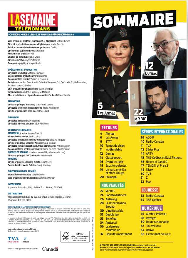 No.19 | Téléromans | Automne 2025