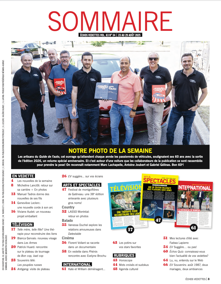Vol.63 no.34 | 23 au 29 août 2025