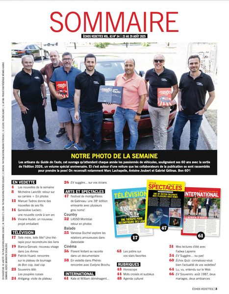 Vol.63 no.34 | 23 au 29 août 2025