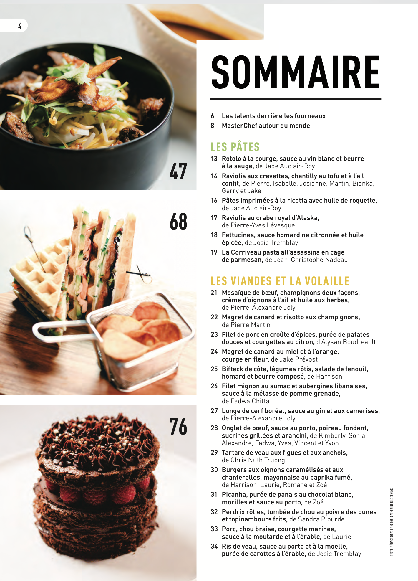 No.35 | 75 Meilleures Recettes de MasterChef Québec