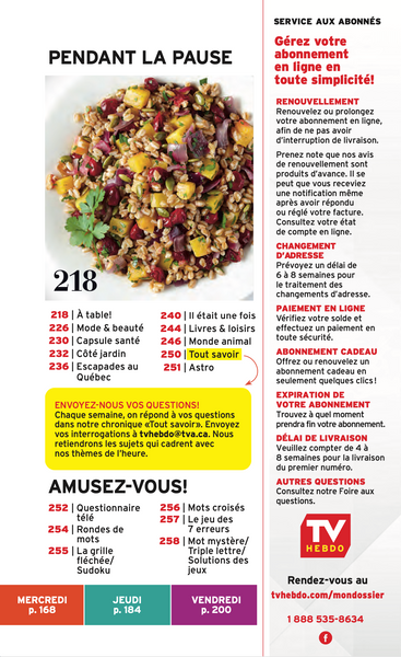 Vol.66 No.41 | 4 au 10 Octobre 2025