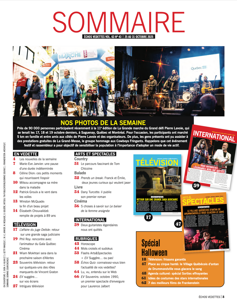 Vol.63 no.43 | 25 au 31 octobre 2025