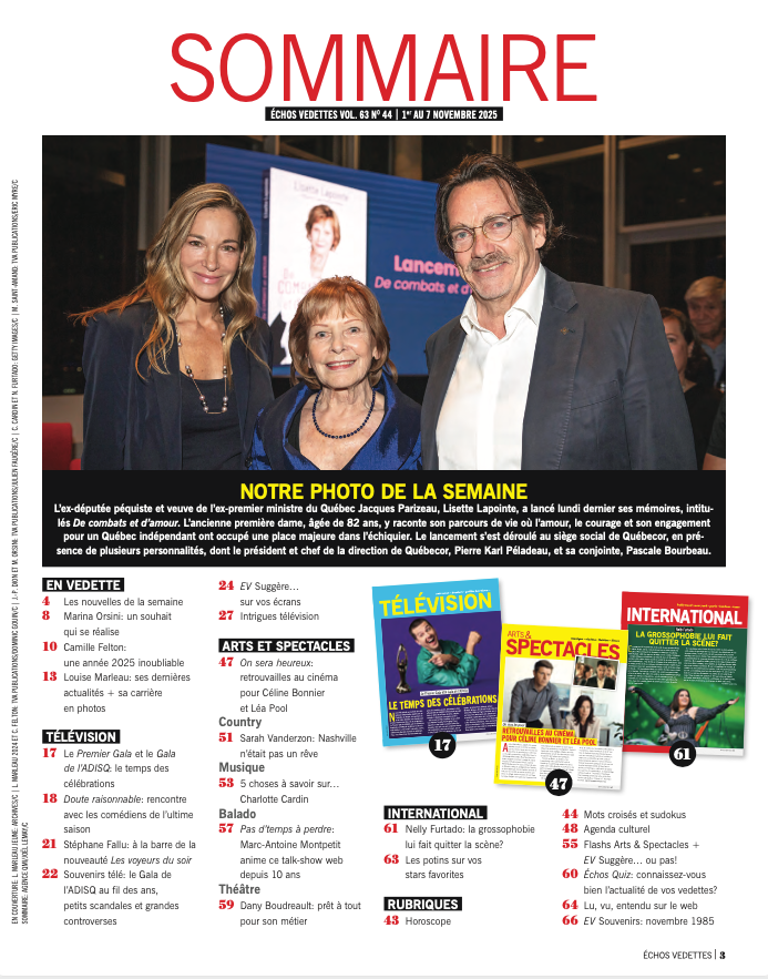 Vol.63 no.44 | 1er au 7 Novembre 2025