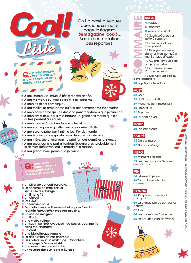 Abonnement au magazine Cool!