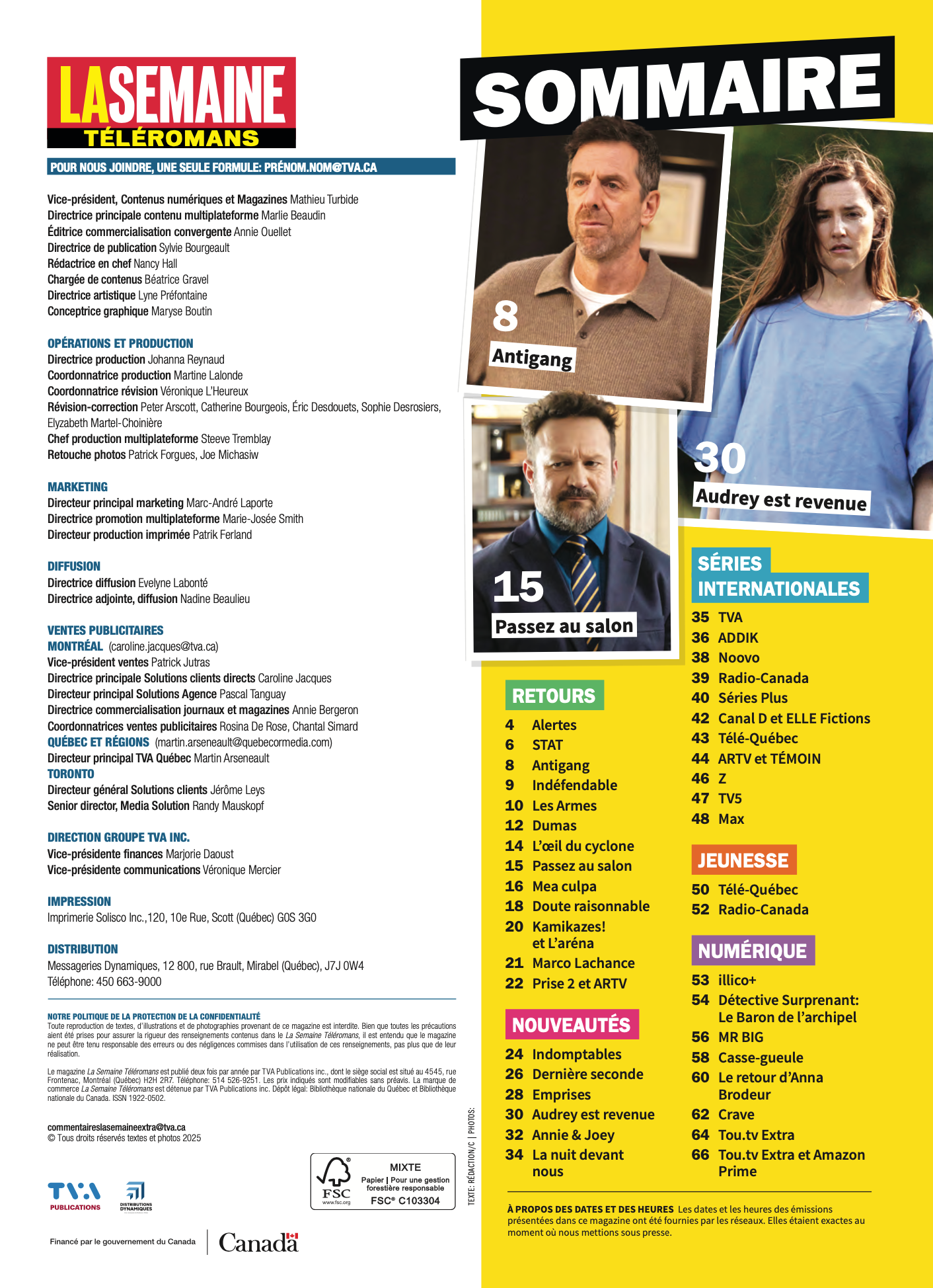 No.20 | Téléromans | Hiver 2026