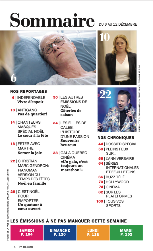 Vol.66 No.50 | 6 au 12 Décembre 2025