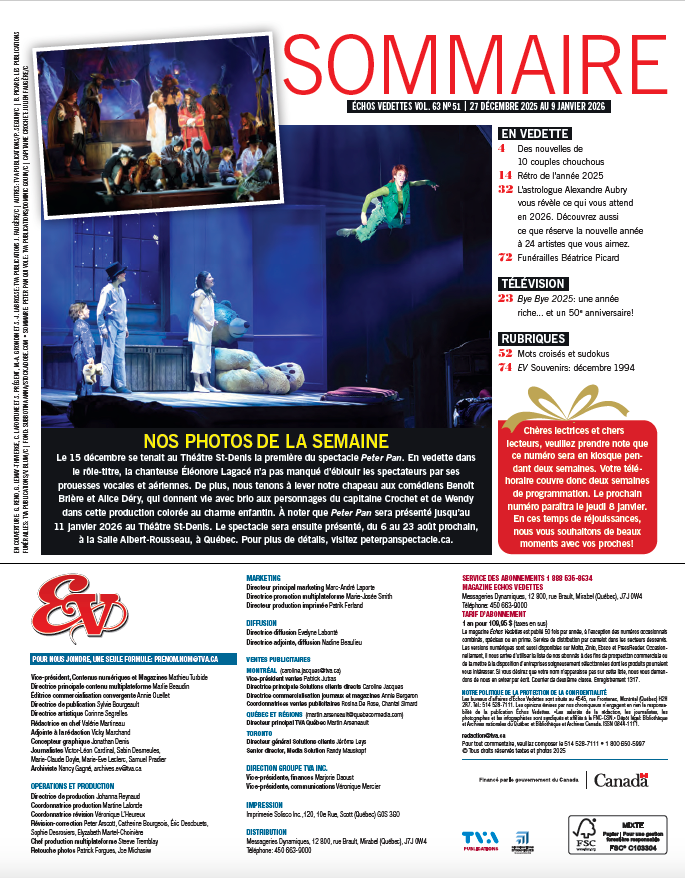 Vol.63 no.51 | 27 Décembre au 9 Janvier 2026