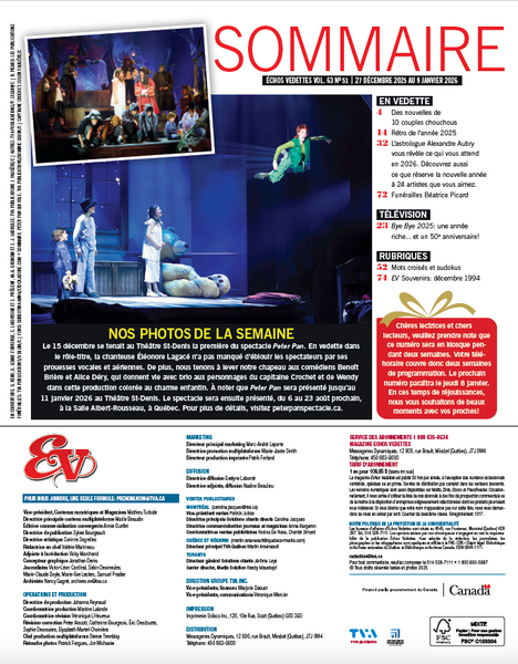 Vol.63 no.51 | 27 Décembre au 9 Janvier 2026