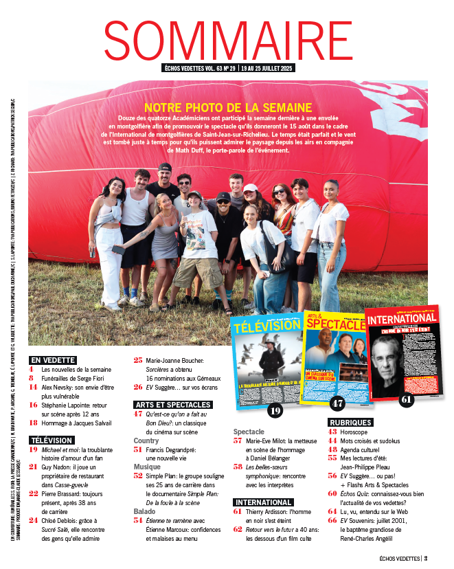 Vol.63 no.29 | 19 juillet au 25 juillet 2025