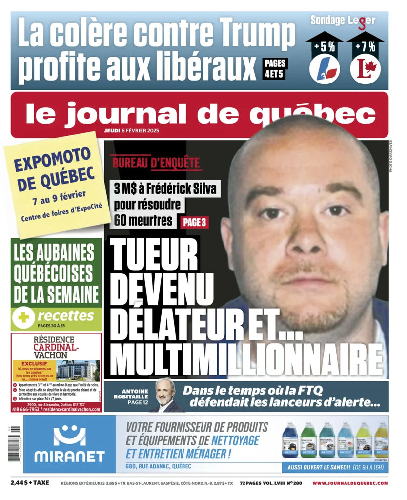 Abonnement au Journal de Québec