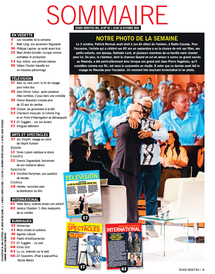Vol.64 no.40 | 10 au 16 octobre 2026