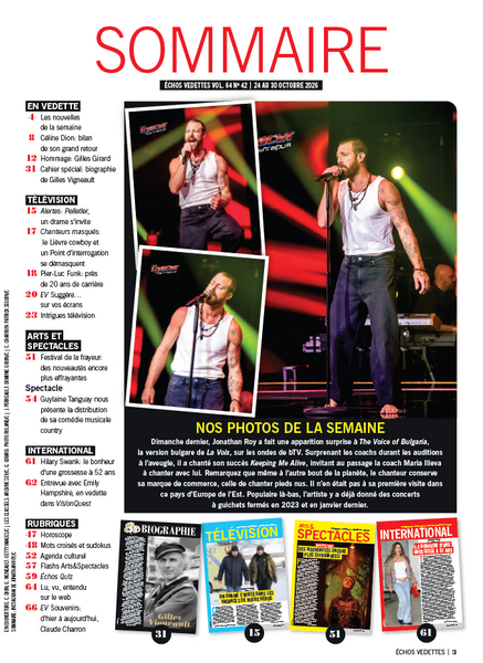 Vol.64 no.42 | 24 au 30 octobre 2026