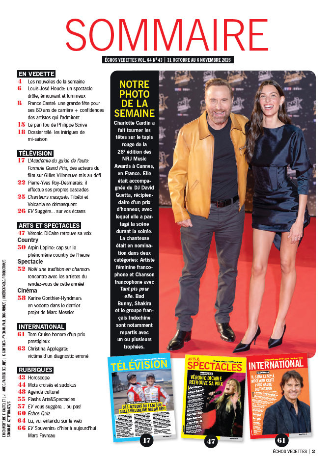 Vol.64 no.43 | 31 octobre au 6 novembre 2026