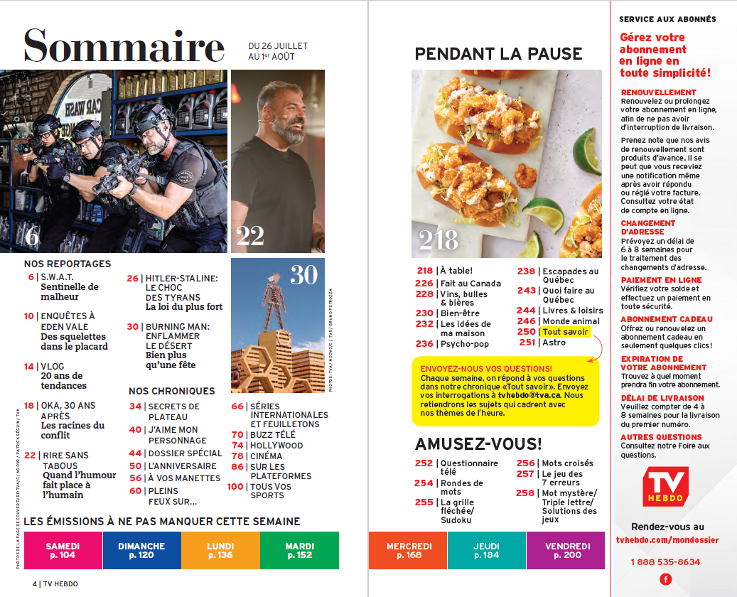 Vol.66 No.31 | 26 juillet au 1er août 2025