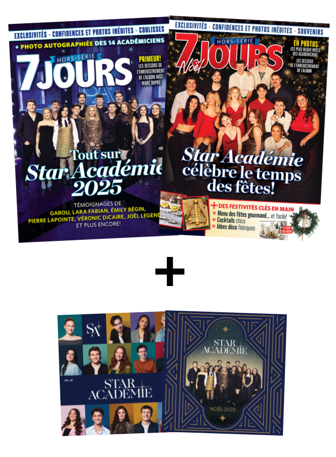 OFFRE SPÉCIALE | 2 Duos magazines - 7 Jours Hors-série + album Star Académie