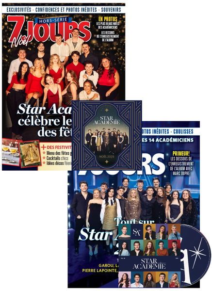 OFFRE SPÉCIALE | 2 Duos magazines - 7 Jours Hors-série + album Star Académie