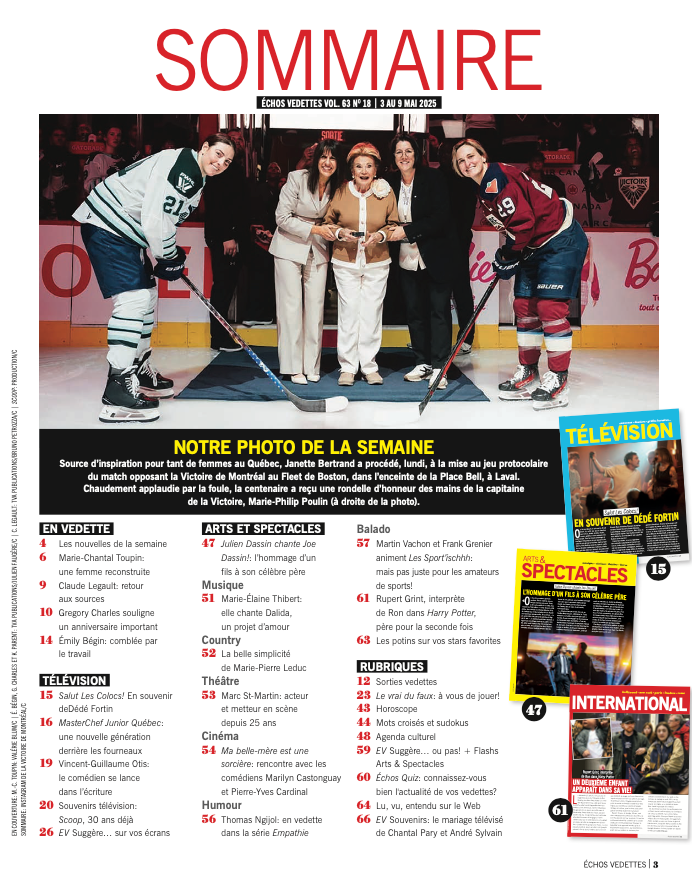 Vol.63 no.18 | 3 au 9 mai 2025