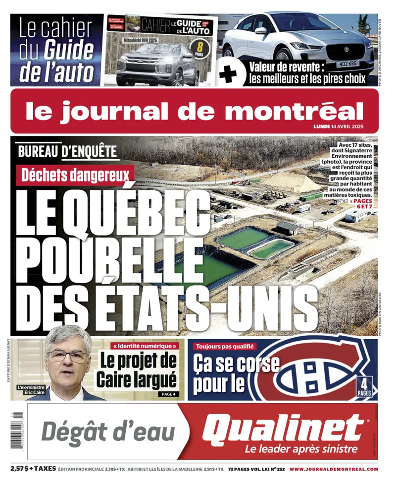 Abonnement au Journal de Montréal