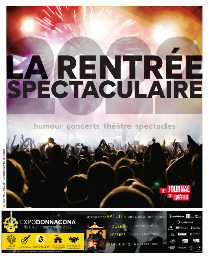 La rentrée spectaculaire | Le Journal de Québec