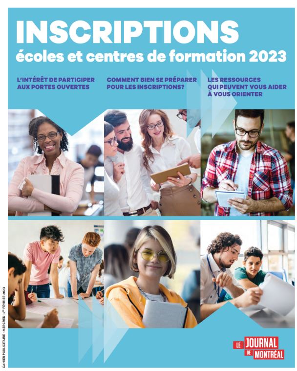 Inscriptions | Écoles et centres de formation 2023 | Le Journal de Montréal