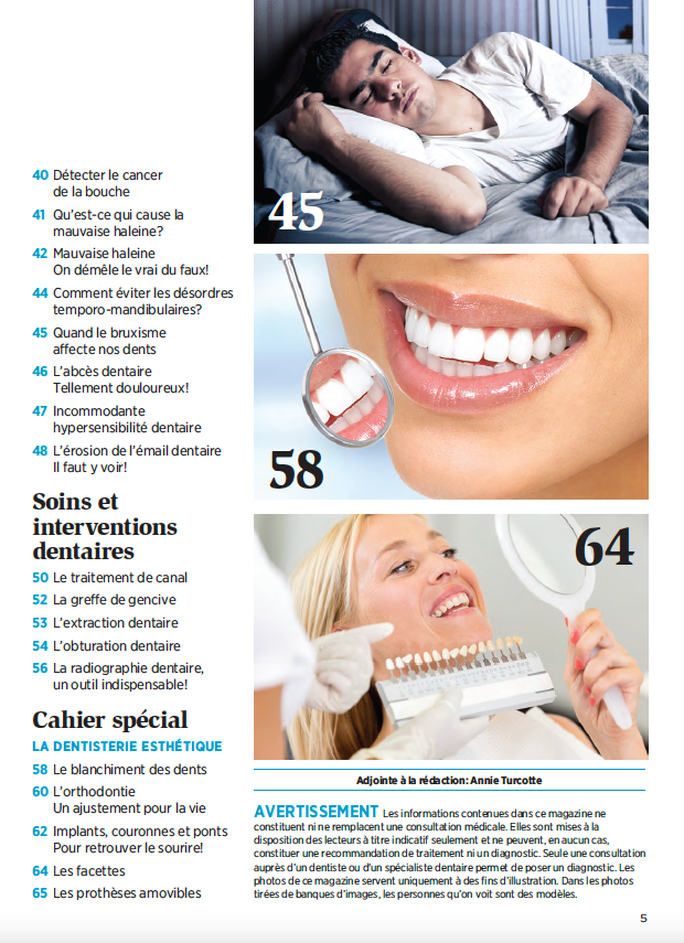 No.31 | Les soins dentaires